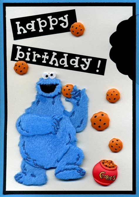 Cookie Monster Happy Birthday Project Idea