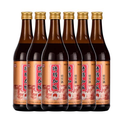 绍兴黄酒古越龙山特醇加饭酒3年糯米老酒500ml6瓶装泡阿胶专用虎窝淘