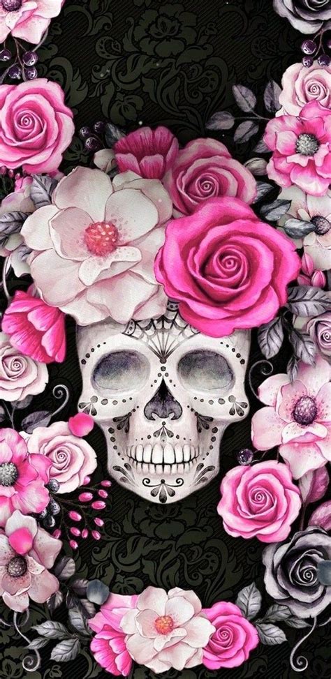 Pin By Gralyne Watkins On Wallpaper Skull Skull Wallpaper Skull