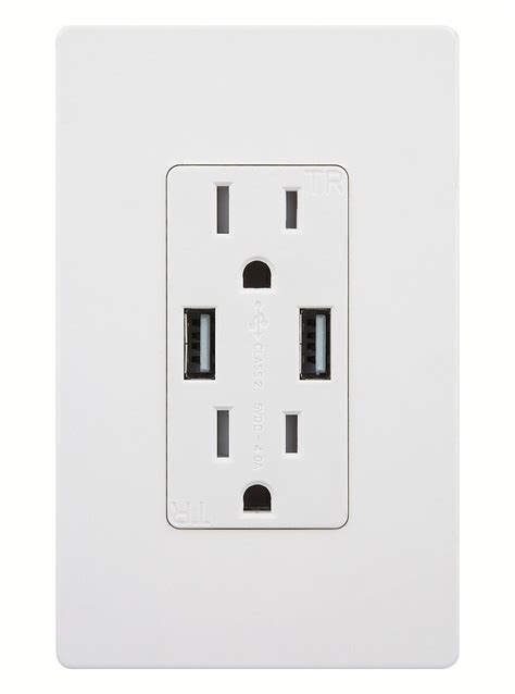 Topgreener High Speed Usb Charger Outlet Usb Wall Charger Electrical
