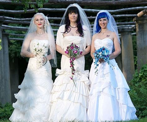 three lesbian women marry each other claim to be world s first throuple christian news