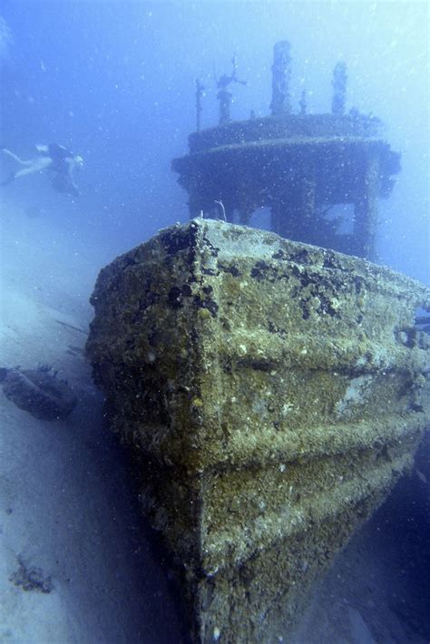 Shipwreck Bimini Island The Bahamas Underwater Ruins Underwater