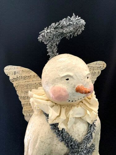 Dee Foust Angel Paper Mache Folk Art Bethany Lowe EBay