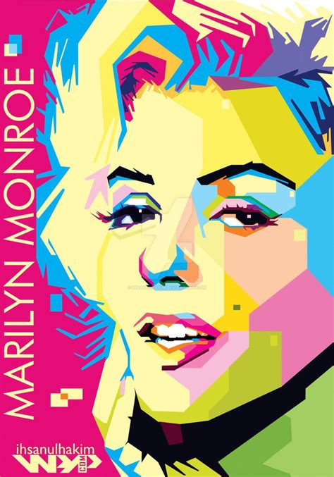 Marilyn Monroe Wpap By Ihsanulhakim On Deviantart Marilyn Monroe Pop