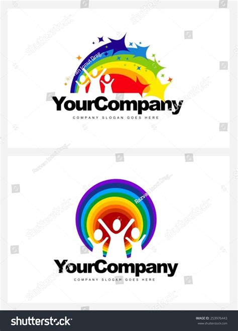 Kindergarten Logo Design Vector Design Elements Stock Vector Royalty