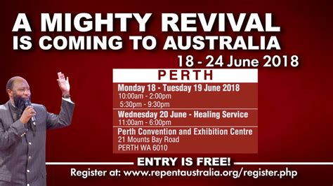 A Mighty Revival Is Coming To Australia Youtube