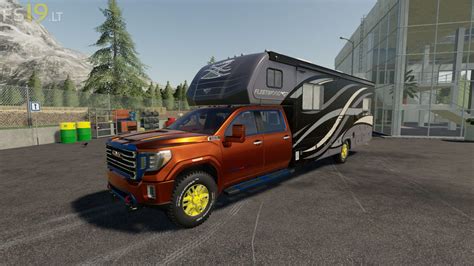 2020 Gmc At4 Camper Edition Fs19 Mods Farming Simulator 19 Mods