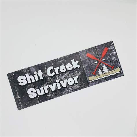 Shit Creek Survivor Magnet Bumper