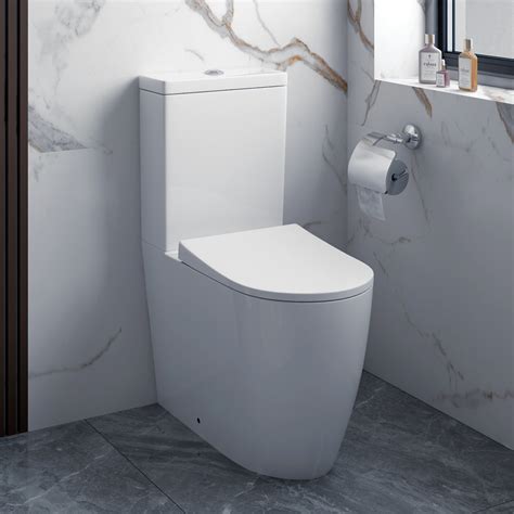 Shop The Arezzo Compact Btw Close Coupled Toilet Soft Close Seat At