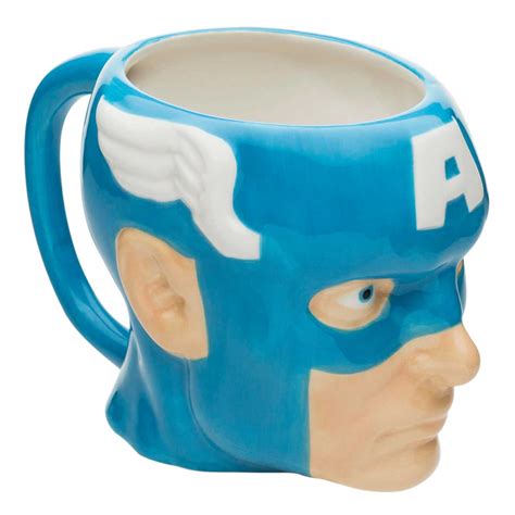 marvel comics captain america sculpted coffee mug 13 oz marvel captain america marvel dc
