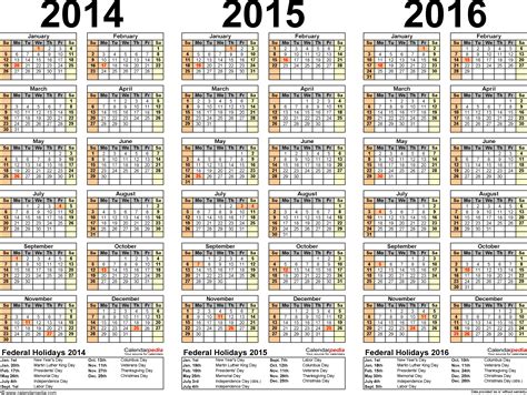 Academic Calendar 2014 15 Calendar Template 2016