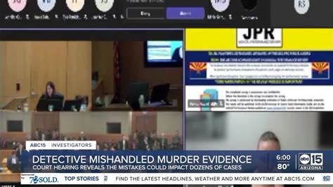 Phoenix Detectives Mishandled Evidence Impacts Dozens Of Murder Cases