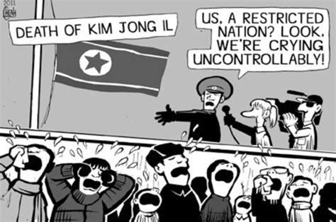 North korean television announced in a special broadcast that its leader, kim jong il, is dead. Death of Kim Jong Il By sinann | Media & Culture Cartoon ...