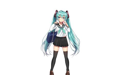 Anime Girl In School Uniform