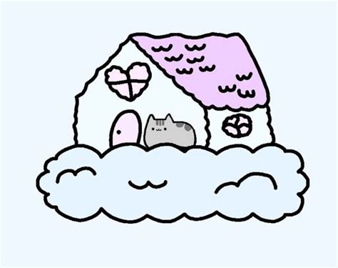 Pusheens Purrfect House In The Clouds Pusheen The Cat Amino Amino