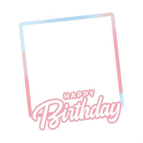 marco multicolor de feliz cumpleaños felicidad efecto de texto rosa de feliz cumpleaños