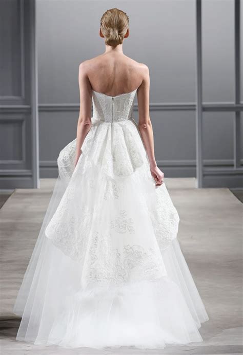 Monique Lhuillier Azure Preowned Wedding Dress Save 56 Stillwhite