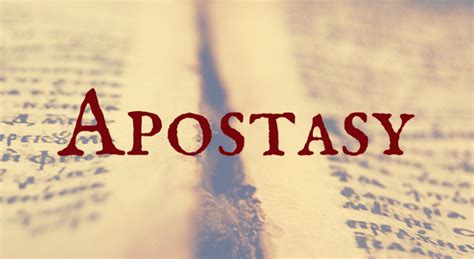 Pathways To Apostasy Pt 3 Trusting In His Truth