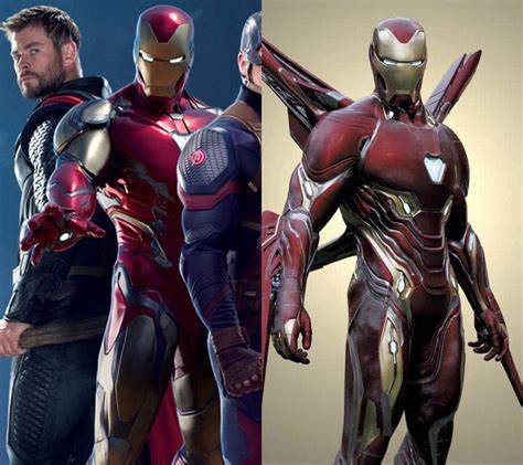 Avengers Endgame Iron Man Suit Comparison By Silkroad820420 On Deviantart