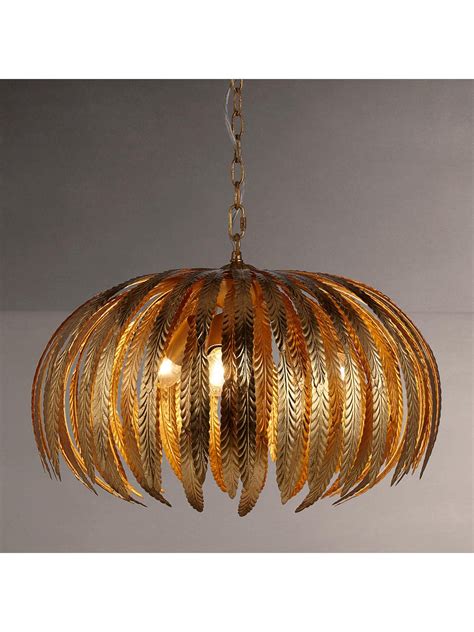 Here are the latest articles from the gold leaf supplies blog, bringing you the latest news on our gilding supplies and useful tips and techniques for your own gilding projects. John Lewis & Partners Montserrat Leaf Ceiling Light, Gold ...