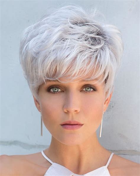 Whether you have natural gray hair or your hair has gone gray caused by age, gray hair becomes one of the most popular trends in many years. Short Hair Cut 2018 - Bob & Pixie Hair Styles for Ladies ...