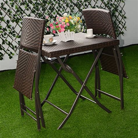 Our outdoor restaurant chairs resist staining, burning, scratching, or fading, making them an economical. Patio Bistro Outdoor Folding Table and 2 Chairs Furniture ...