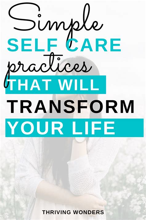 Simple Self Care Practices That Will Transform Your Life In 2021 Self