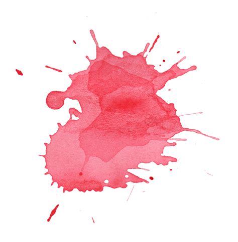 All our images are transparent and free for personal use. 6 Red Watercolor Splatter (PNG Transparent) | OnlyGFX.com
