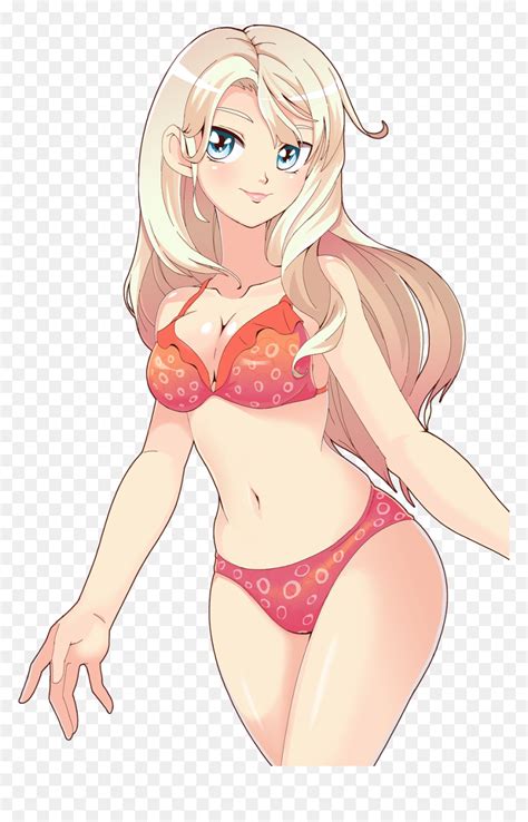Cartoon Girl Bikini Anime Girl In Swimsuits Hd Png Download Vhv