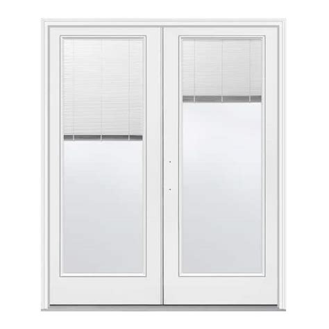 JELD WEN 60 In X 80 In Right Hand Outswing Low E 1 Lite Primed