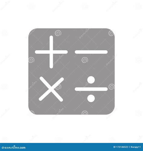 Calculator Symbol Mathematics Illustration Sign Calculator Icon