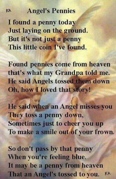 Nicely Written Pennies From Heaven Angel Quotes Angel