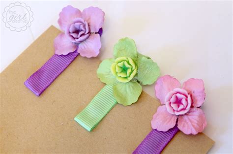 Maybe you would like to learn more about one of these? Easy DIY Hair Clips - The Girl Creative