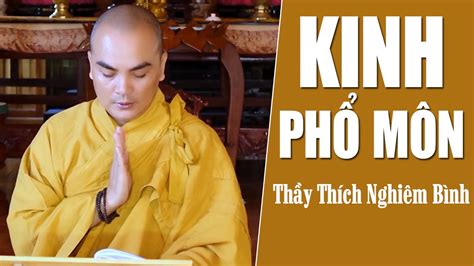 Tụng Kinh Phổ Môn Sư Thầy Thích Nghiêm Bình Tụng Kinh A Di đà Phật Youtube