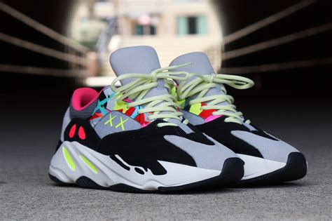 The yeezy boost 700 features an upper composed of suede overlays and premium leather with mesh underlays and reflective heel and three stripe details. adidas Yeezy 700 BOOST "KAWS" Custom by Alexander-John ...