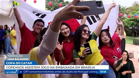 copa do catar sul coreanos acompanham jogo na embaixada em brasília repórter brasil tv