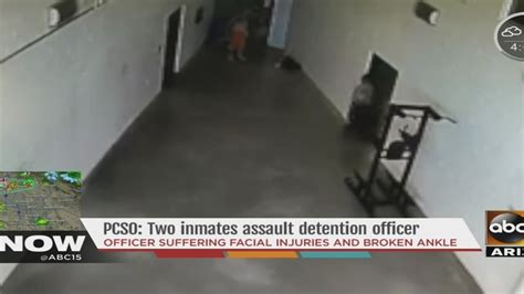 Pcso Two Inmates Assault Detention Officer In Pinal County