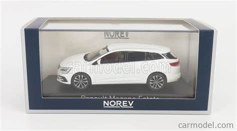 NOREV 517668 Scale 1 43 RENAULT MEGANE ESTATE 2020 WHITE