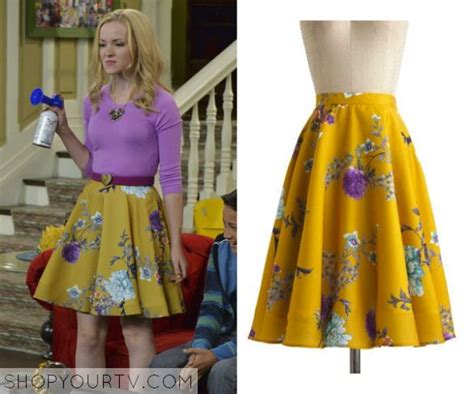 liv and maddie season 2 episode 15 liv s yellow floral skirt shop your tv in 2021 yellow