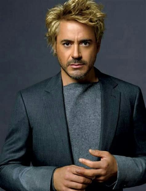 Rdj With Blonde Hair For His Role In Tropic Thunder Robert Downey Jr