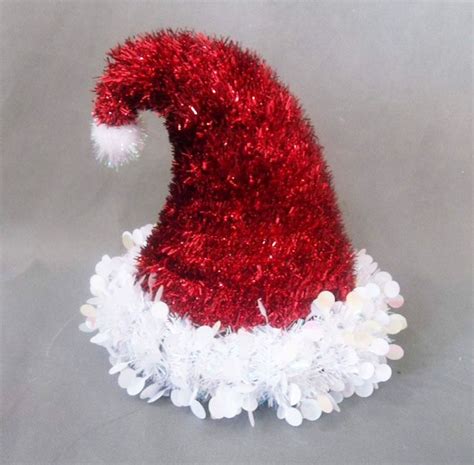 Holiday Time Tinsel Santas Hat Decoration Walmart Canada