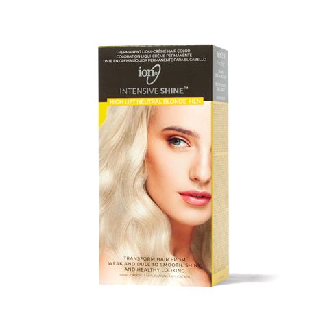 Ion Intensive Shine Hair Color Kit High Lift Neutral Blonde Hln Hair
