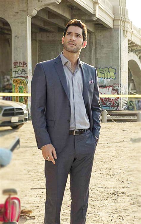 Lucifer Morningstar Black Suit Celebs Outfits Store