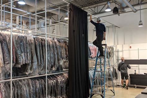 Industrial Clothing Racks For Warehouse Storage Simplified Building