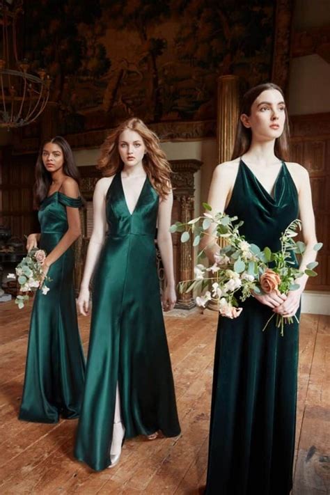 20 Hunter Emerald Green Bridesmaid Dresses 2024 Smyd