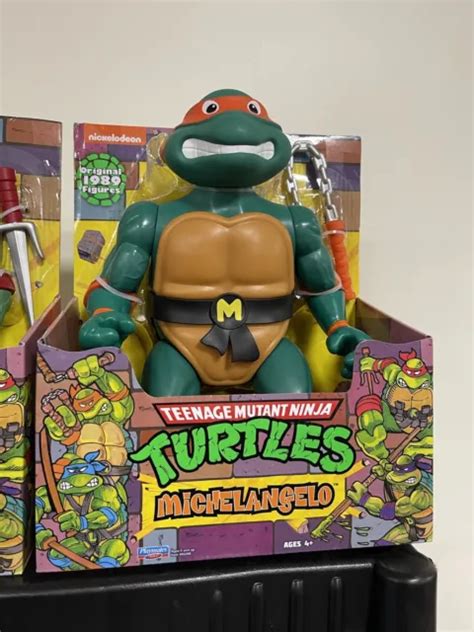 Teenage Mutant Ninja Turtles Michelangelo Original Classic 1989 Giant