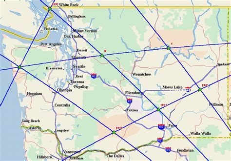 Washington State Ley Lines Ley Lines Historical Maps Ancient Mysteries