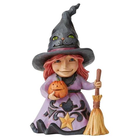 Jim Shore Welcome The Magic Friendly Witch Pint Sized Figurine 6004331