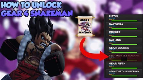 AOPG HOW TO UNLOCK SNAKEMAN IN A ONE PIECE GAME Roblox YouTube