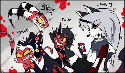 Helluva Boss Stella X Reader Helluva Boss Moxxie Loona Blitzo Instagram Anime Hazbin Hotel